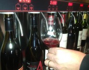 Sampling a one-ounce pour.
