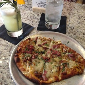 denmark duck flatbread